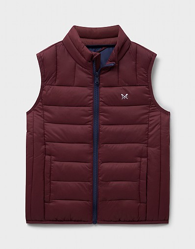 Lightweight Lowther Gilet in Burgundy