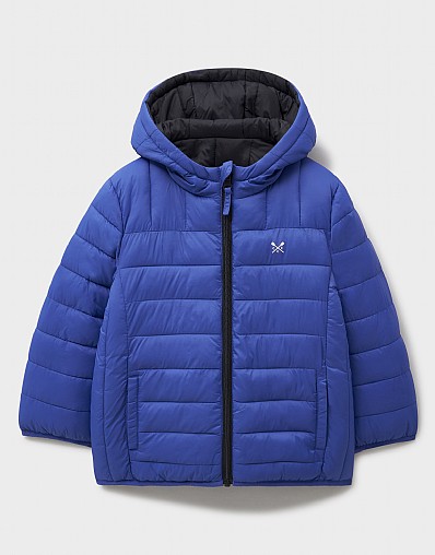 Reversible Lightweight Lowther Jacket in Blue and Black