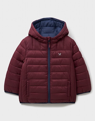 Reversible Lightweight Lowther Jacket in Navy and Burgundy