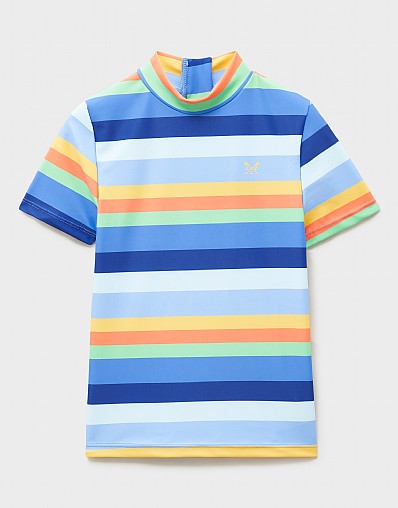 Rash Vest in Rainbow Stripe