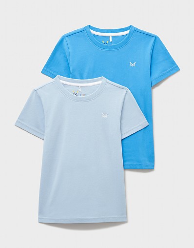 2 Pack Classic Cotton Tees in Blue