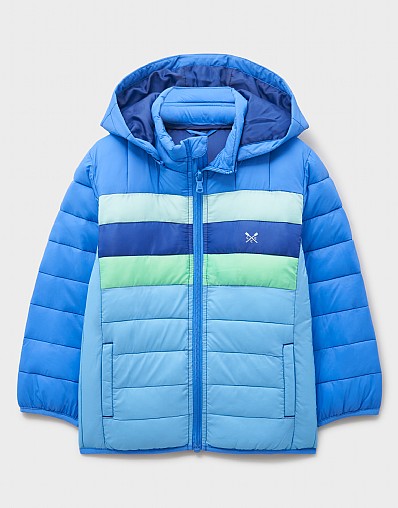 Colourblock Lightweight Jacket in Blue