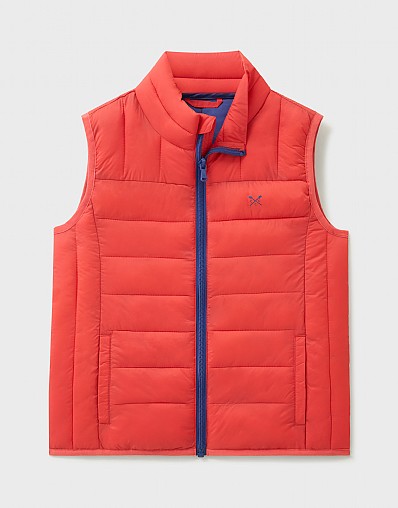 Lightweight Lowther Gilet in Red