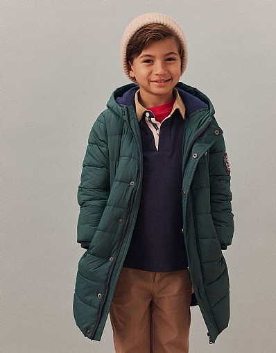Lightweight Longline Coat in Teal