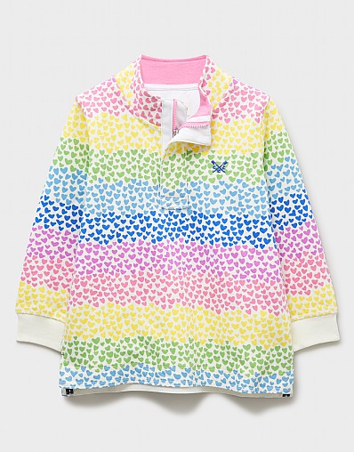 Printed Padstow Sweatshirt in Rainbow