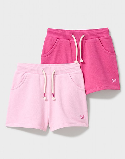 Jersey Sweat Shorts 2 Pack in Pink