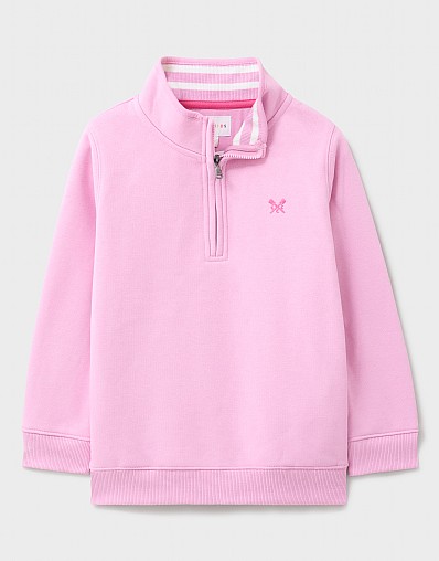 Half Zip Sweatshirt in Lilac