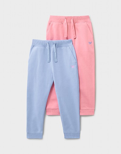 2 Pack Joggers in Lilac and Pink