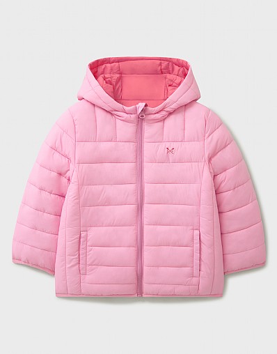 Reversible Lowther Puffer Jacket in Pink & Lavender