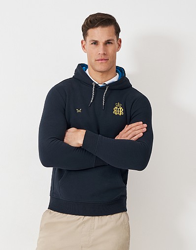 Henley Rowing Hoodie in Navy
