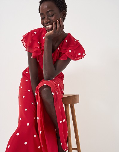 Henley Regatta Chiffon Spot Dress