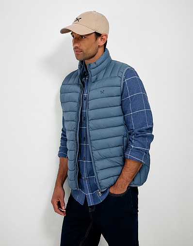 Lowther Gilet in Steel Blue