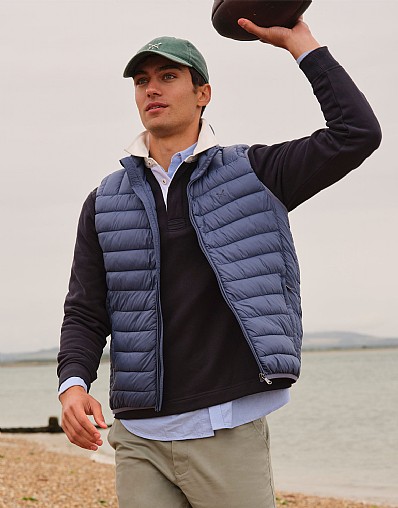 Lowther Gilet in Steel Blue