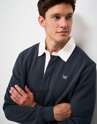Rugby Sweatshirt in Navy