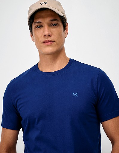 Crew Classic Tee in Deep Blue