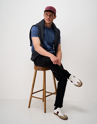 Crew Classic Tee in Steel Blue