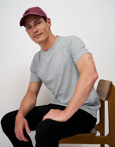 Crew Classic Tee in Light Grey