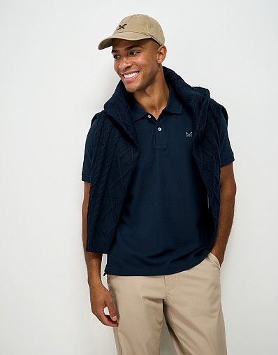 Classic Pique Polo in Blue