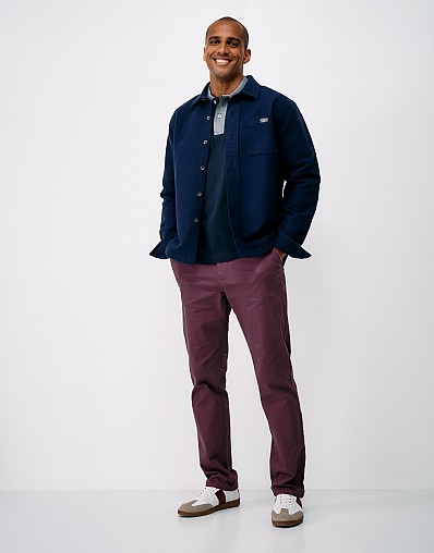 Straight Fit Chinos in Crushed Violets