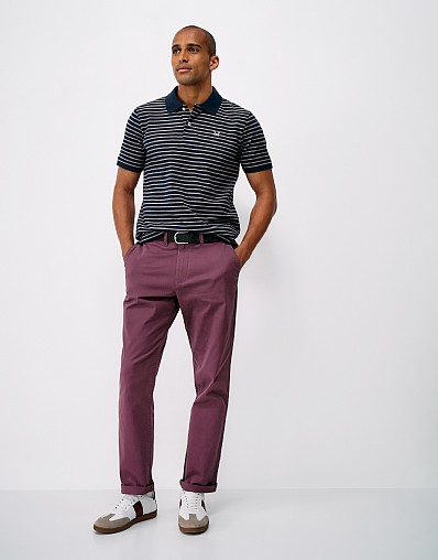 Slim Chinos in Violet