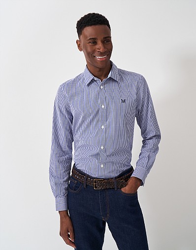 Crew Classic Fit Micro Gingham Shirt