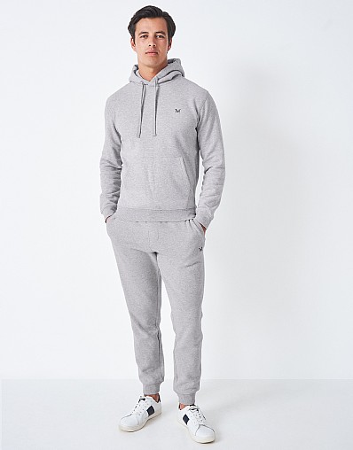 Crossed Oars Jogger in Grey Marl