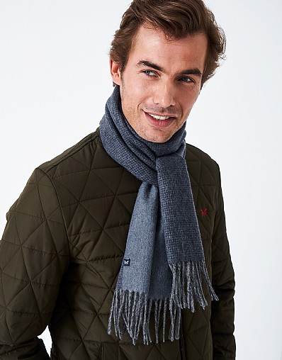 reversible herringbone scarf pattern