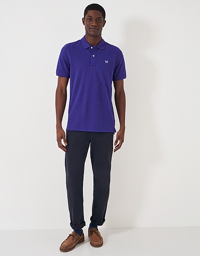 T-shirt Homme Crew Clothing Company – Bleu, Taille XL, Coton Jersey, Très Bon état