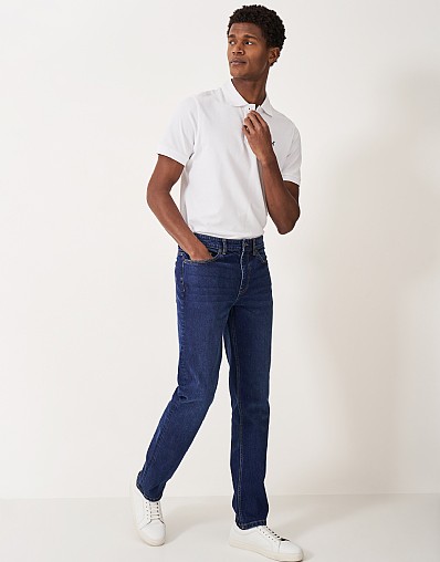 Parker Straight Jean In Mid Wash