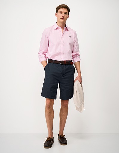 Bermuda Chino Stretch Shorts in Black