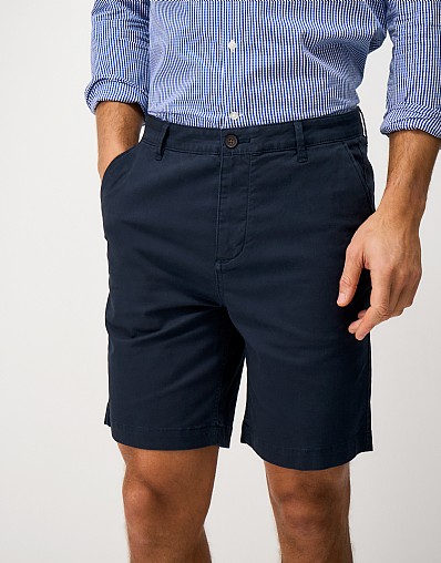 Bermuda Chino Stretch Shorts in Navy