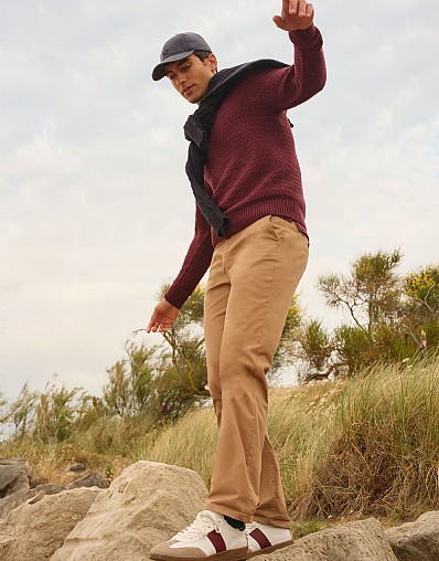 Straight Chino in Tan
