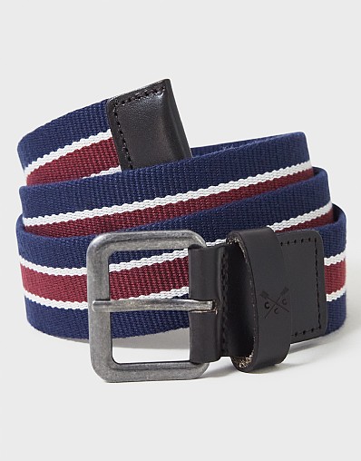 Men's woven fabric belt