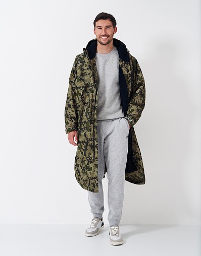 Unisex Coastal Changing Robe in Green Camo