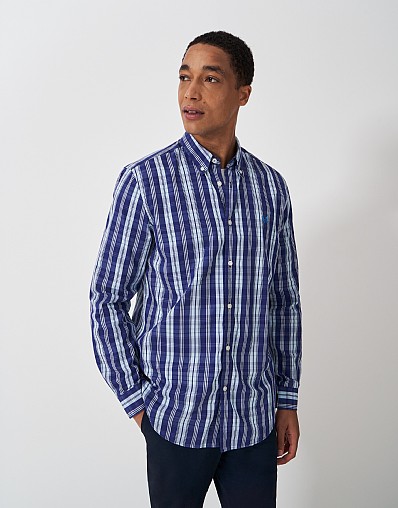 Long Sleeve Classic Fit Check Shirt