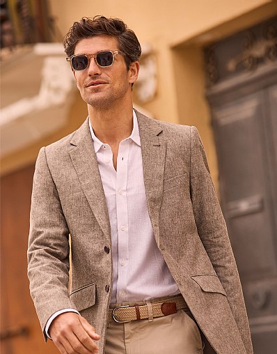Fortescue Linen Blazer in Neutral