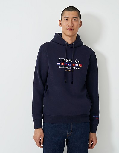 Waterside Hoodie in Navy
