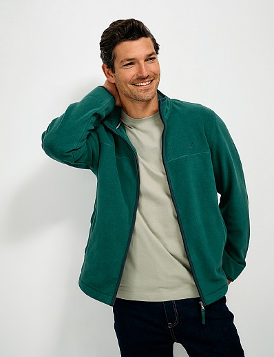 Aldringham Fleece Jacket in Teal