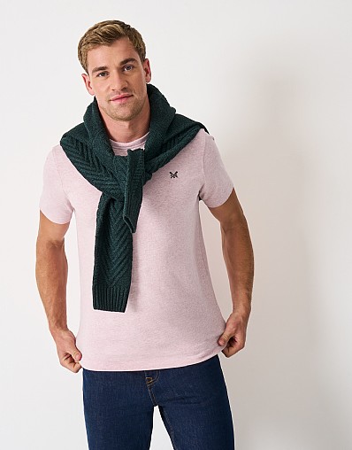 Classic T-Shirt in Pink Marl