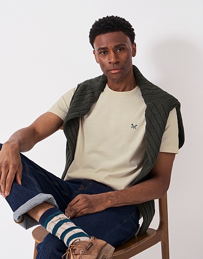 Classic T-Shirt in Beige