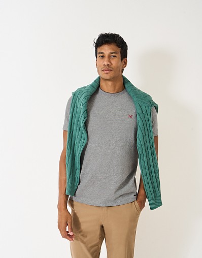 Oxford Pique T-Shirt in White