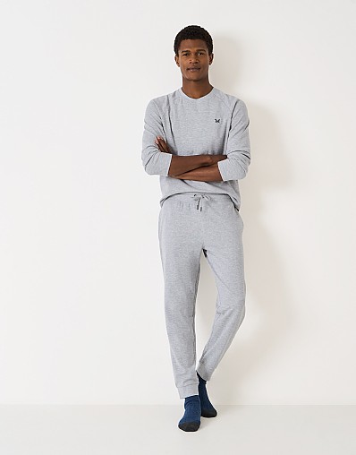 Waffle Lounge Trousers in Grey