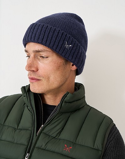 Beanie and Gloves in Navy