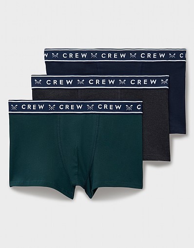 3 Pack Boxer Brief in Charcoal and Navy