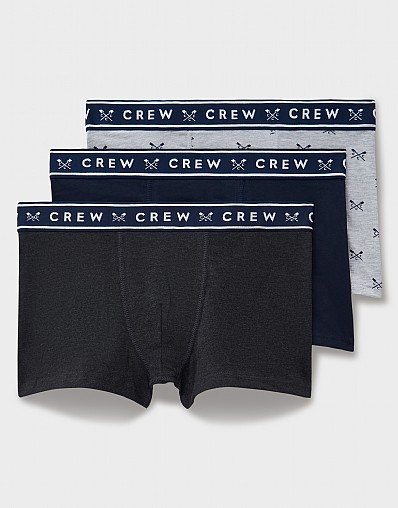 3 Pack Boxer Brief in Navy Blue