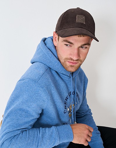 Cotton Corduroy Cap in Chocolate Brown