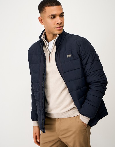 Bramham Padded Jacket in Navy