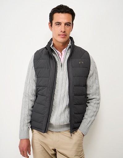 Bramham Gilet in Charcoal