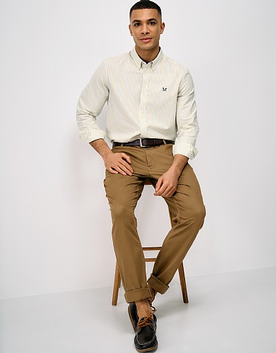 Stripe Classic Fit Oxford in Sunray