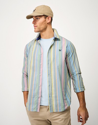 Willow Stripe Classic Fit Oxford Shirt in Multi